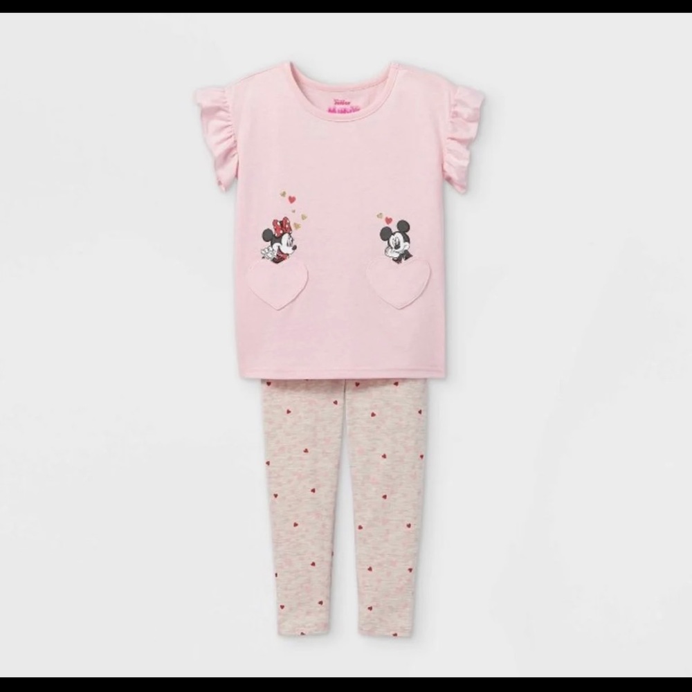 toddler girl minnie and mickey mouse